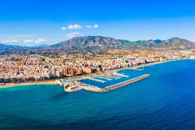 Aerial view of Fuengirola